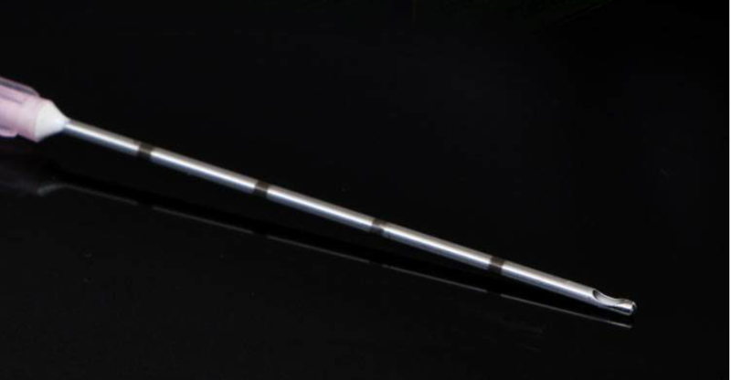 醫(yī)療器械金屬穿刺針旋轉(zhuǎn)刻度打標(biāo)