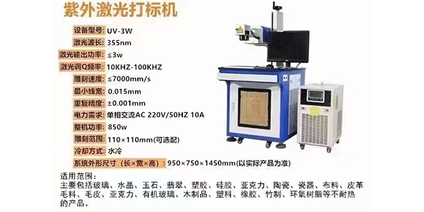紫外激光打標機在工業中的應用地位